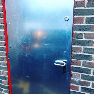 Steel door reinforcement