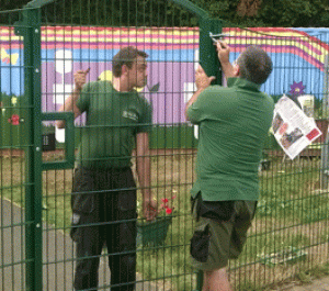 Fence installation